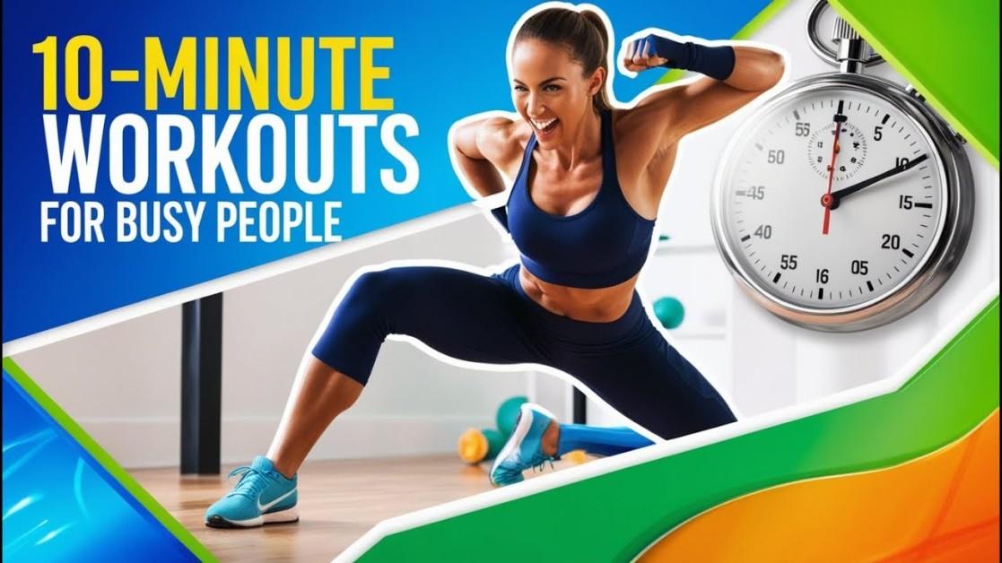 10-Minute Workouts for Busy People | Stay Fit on the Go