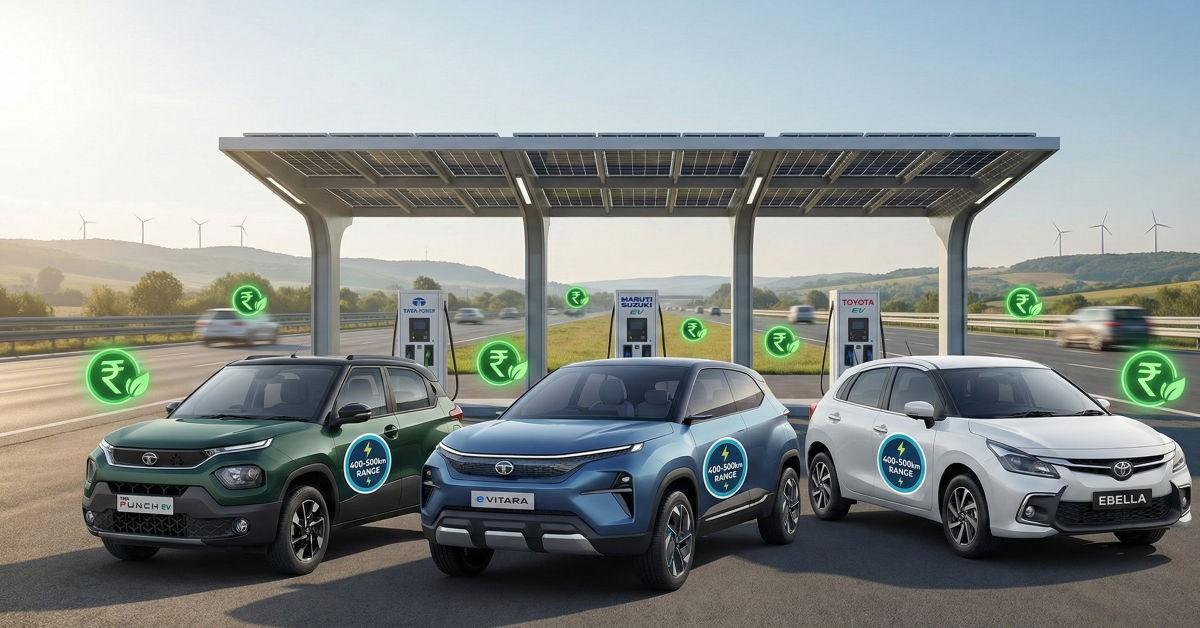 3 Electric SUVs Coming in February 2026: Tata Punch EV, Maruti e Vitara, Toyota Ebella