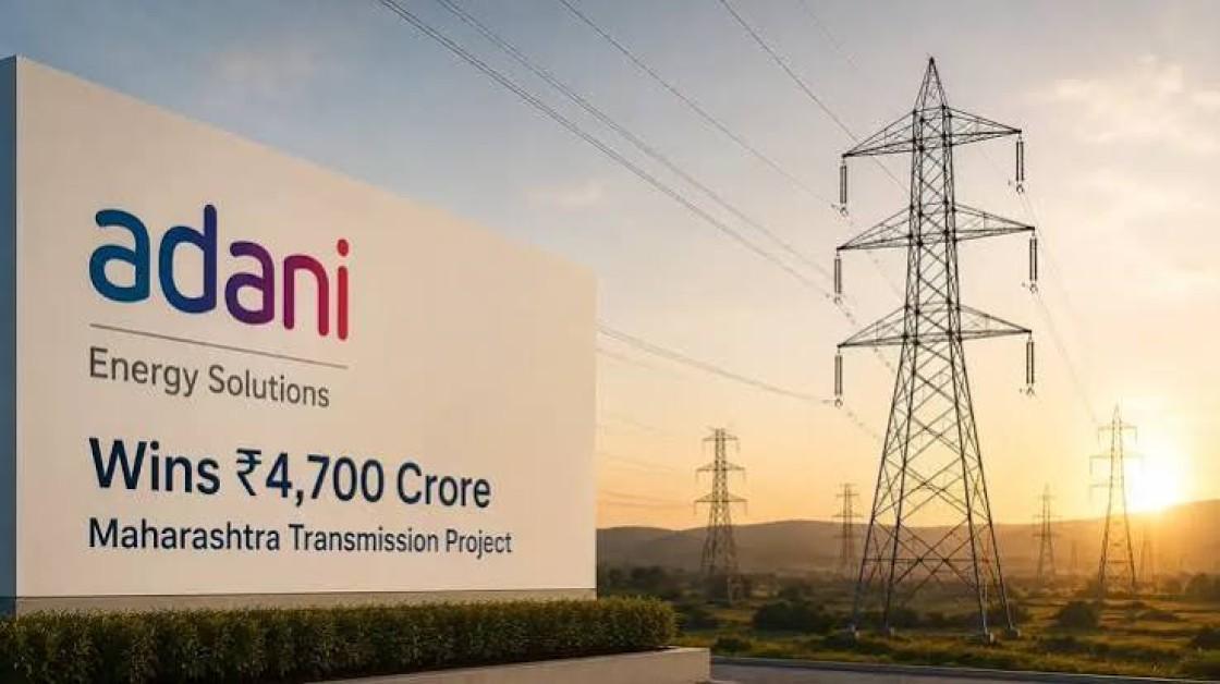 Adani Energy Solutions Wins ₹4,700 Crore Maharashtra Power-Transmission Project