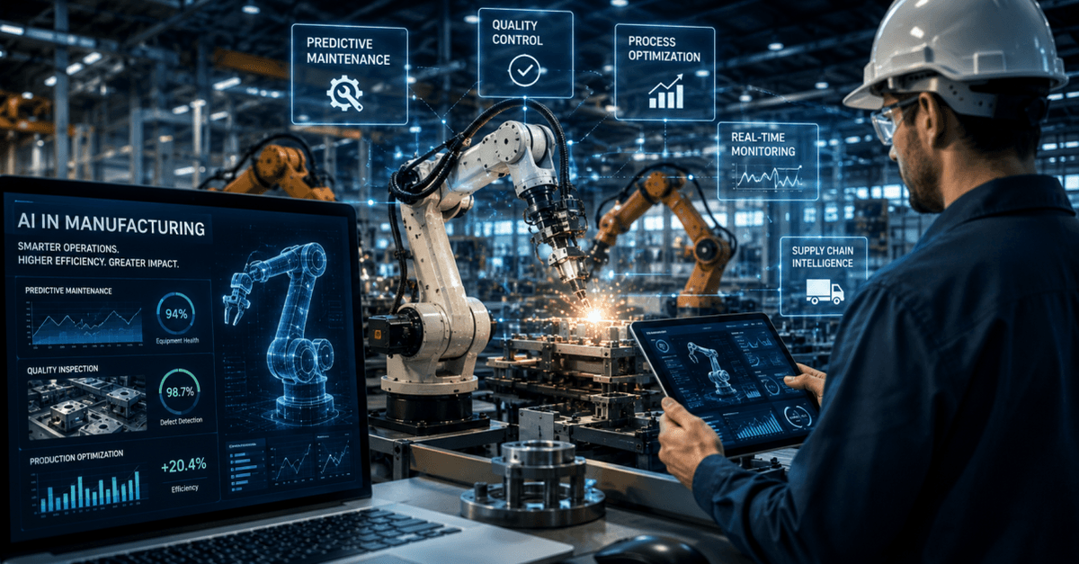 AI in Manufacturing: How Artificial Intelligence Is Transforming Smart Factories