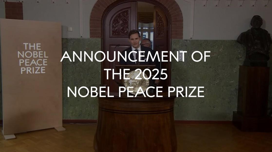 Announcement – Nobel Peace Prize 2025