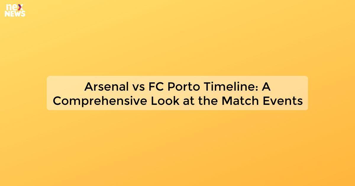 Arsenal vs FC Porto Timeline: A Comprehensive Look at the Match Events