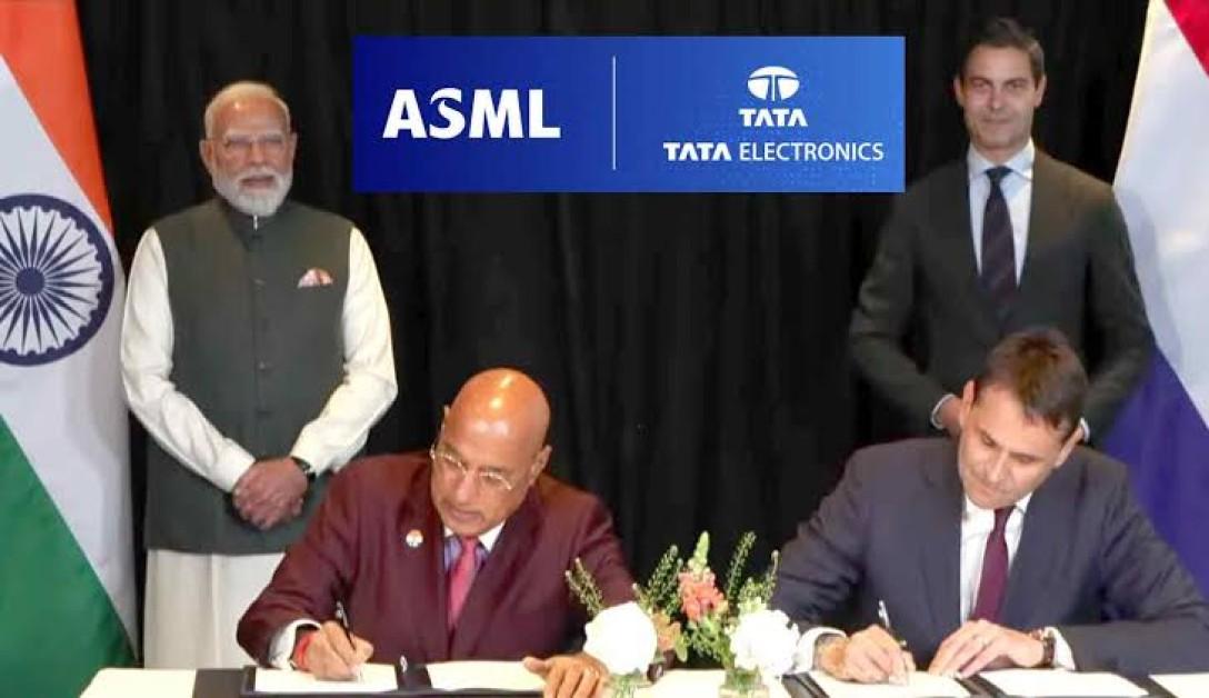 ASML Signs Semiconductor Partnership With Tata Electronics