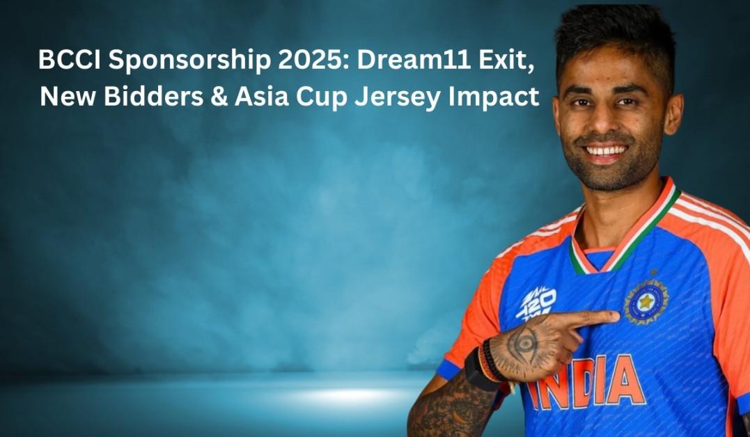 BCCI Increases Team India’s Jersey Sponsorship Rates Ahead of Asia Cup 2025