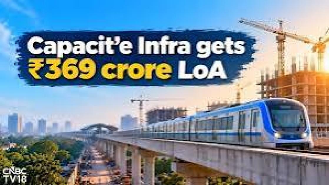 Capacit’e Infraprojects Wins ₹368.98 Crore Chennai Metro Construction Order