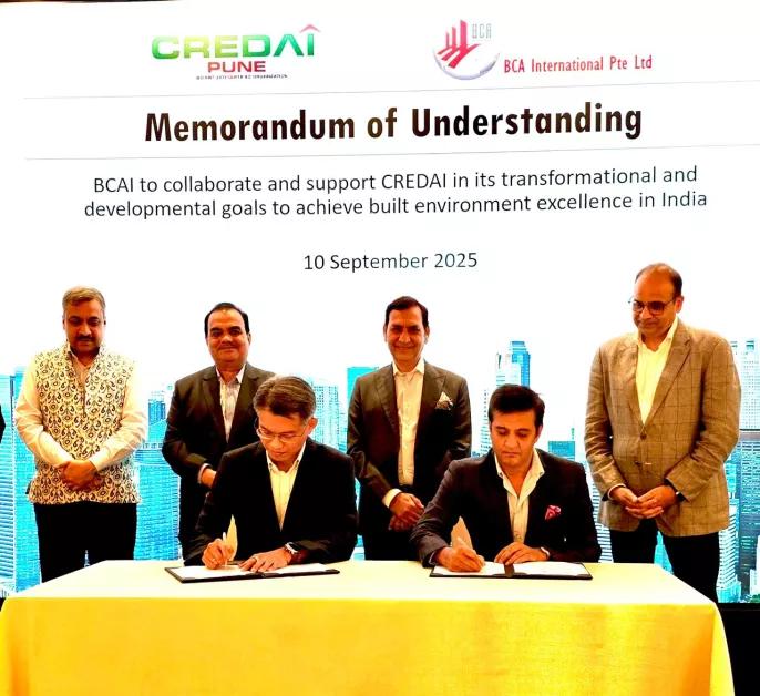 CREDAI Pune Enters Strategic Partnership with BCA International, Singapore to Champion Sustainable and Cutting-Edge Building Solutions