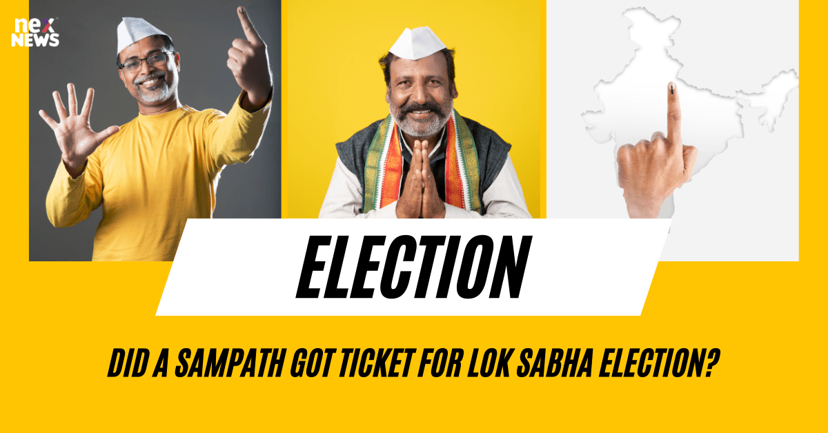 Did A Sampath Got Ticket For Lok Sabha Election?