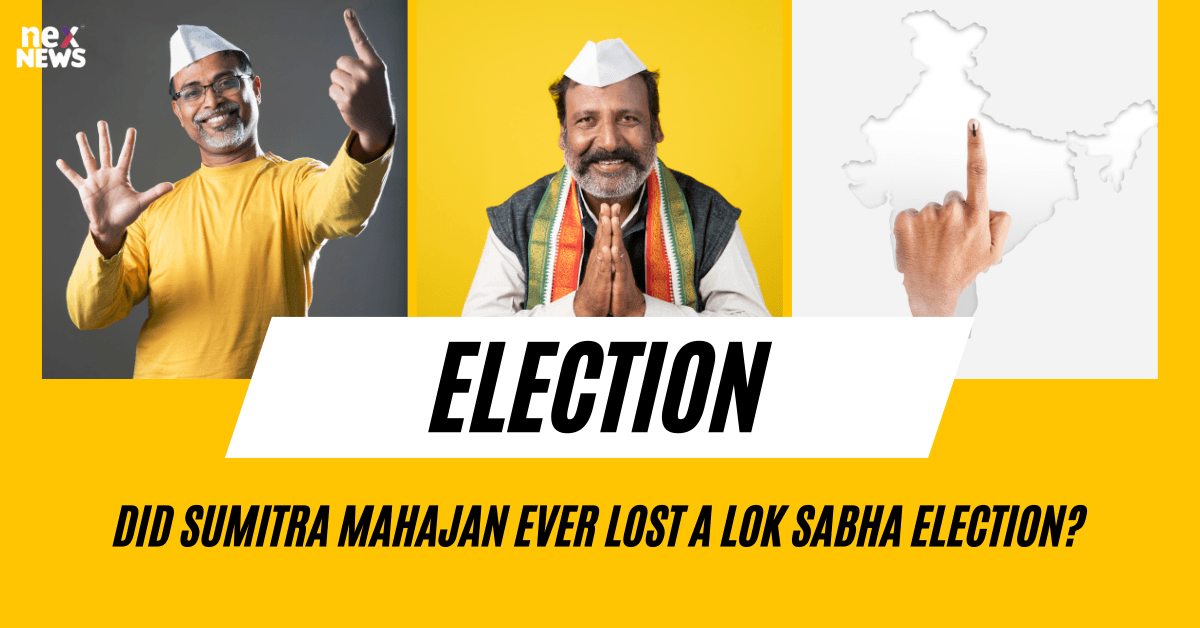 Did Sumitra Mahajan Ever Lost A Lok Sabha Election?