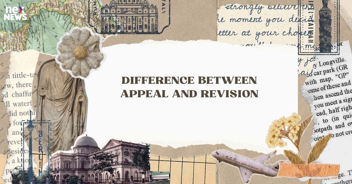 Difference Between Appeal And Revision