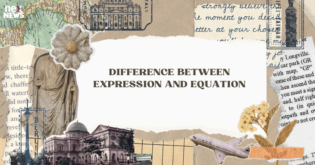 Difference Between Expression and Equation