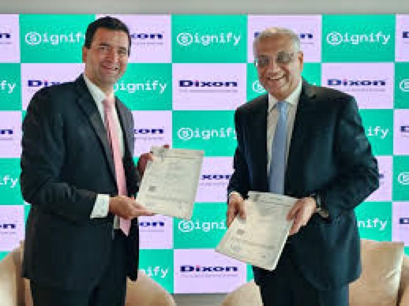 Dixon Technologies and Signify Launch 50-50 Joint Venture for Lighting Expansion