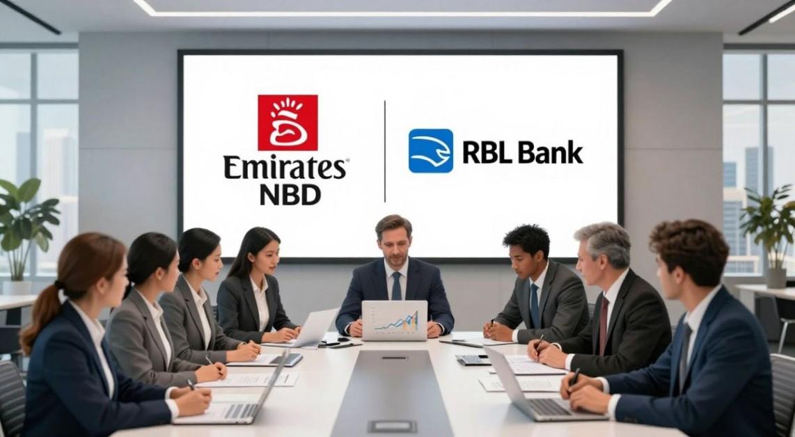 Emirates NBD's $3B stake in RBL Bank is largest foreign banking acquisition.