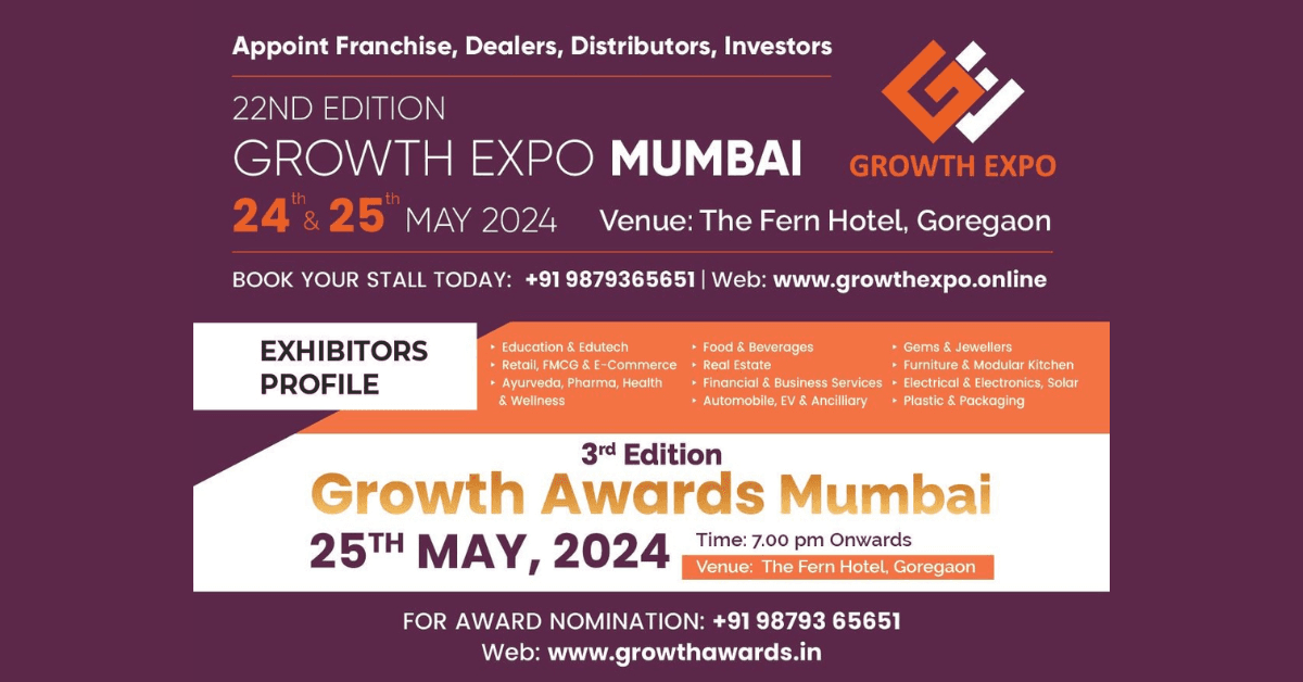 Explore Business Opportunities at Growth Expo: Franchise, Startups & B2B Expo in India