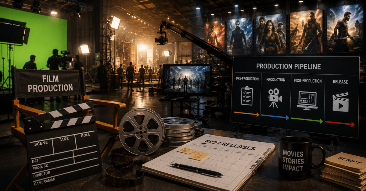 Film Studios Accelerate Production Pipeline for FY27 Releases Amid Rising Demand for Premium Content