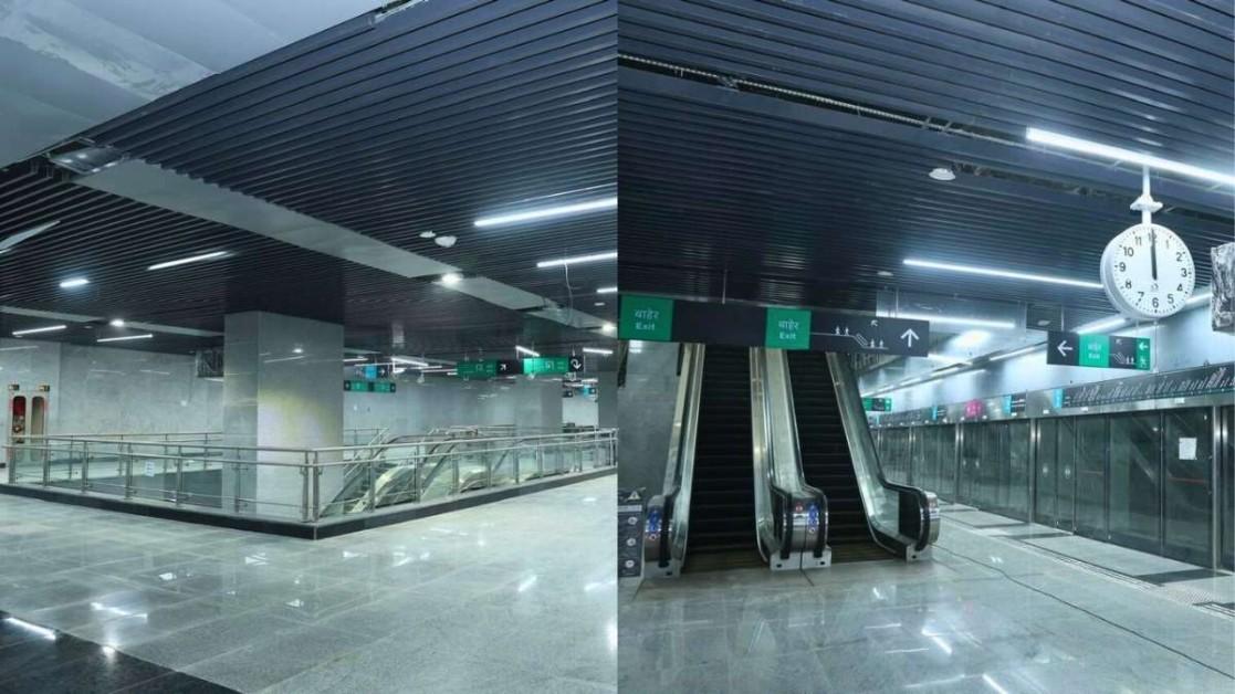 First Look at Aqua Line's Siddhivinayak Metro Station Stuns Commuters
