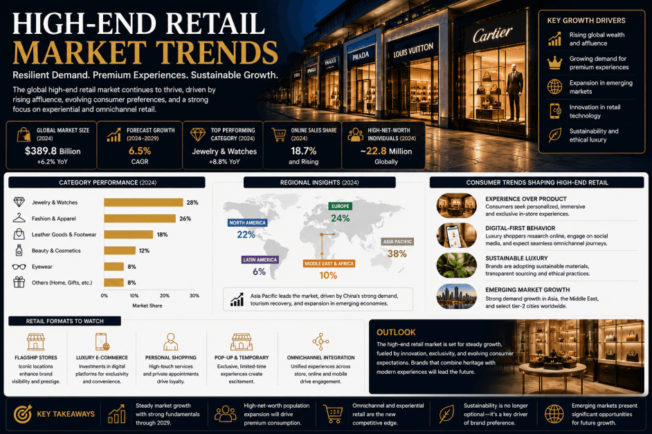 High-End Retail Market Trends: Premium Shopping and Consumer Preferences Reshape Global Retail