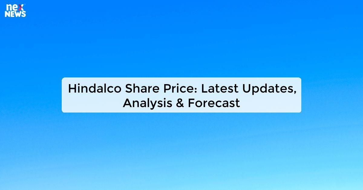 Hindalco Share Price: Latest Updates, Analysis & Forecast