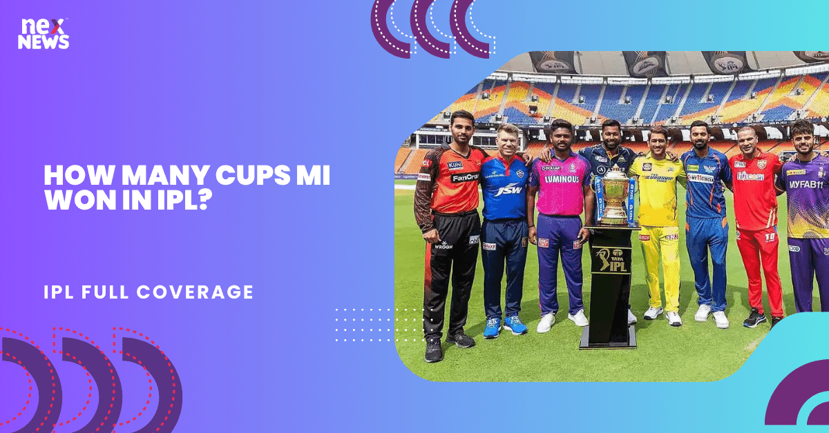 How Many Cups Mi Won In IPL?