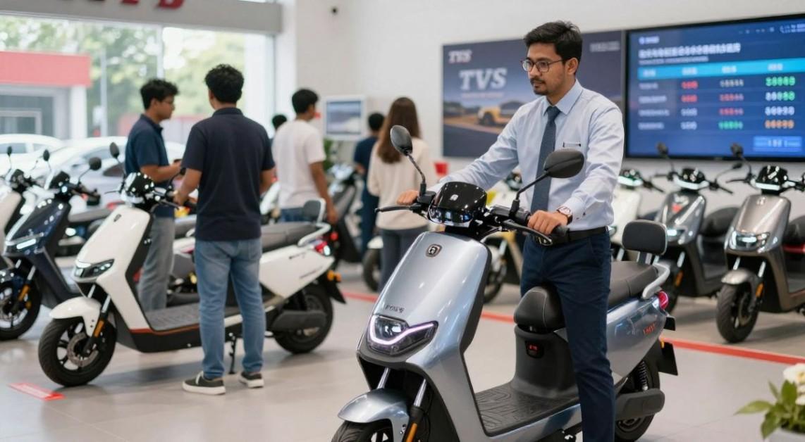 India EV 2W sales dip mid-Dec: TVS leads 12,097; Ola -39% to 2,833 on delays/service woes