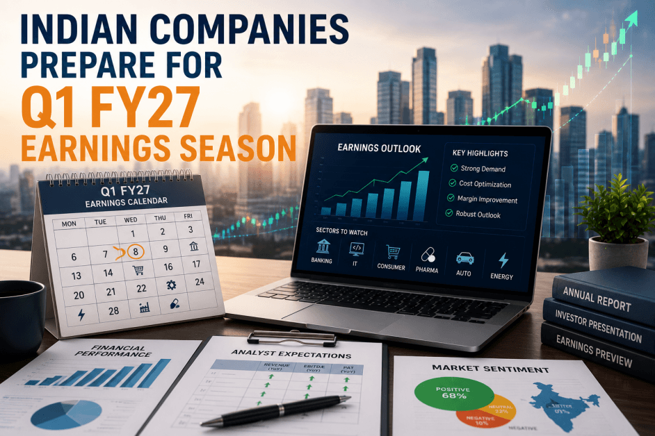 Indian Companies Prepare for Q1 FY27 Earnings Season Amid Growth Expectations and Market Focus
