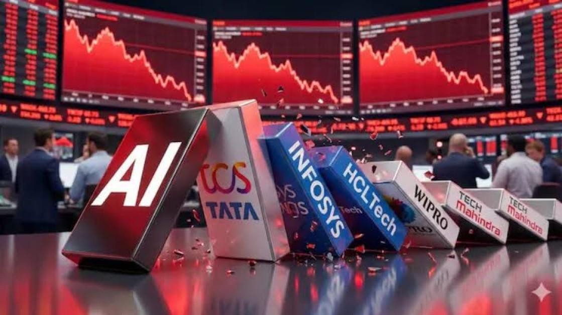 Indian IT Stocks Slump as Accenture Cuts Revenue Outlook