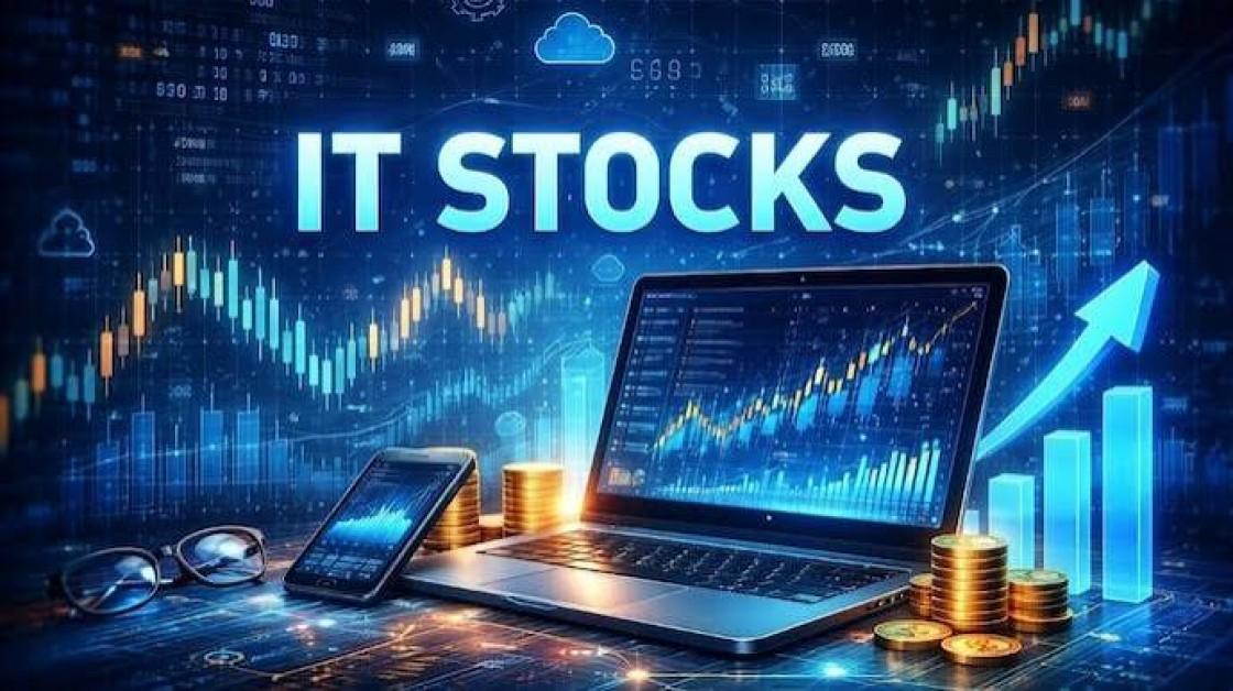 IT Stocks Lead Market Gains as Investors Await Key Global Cues