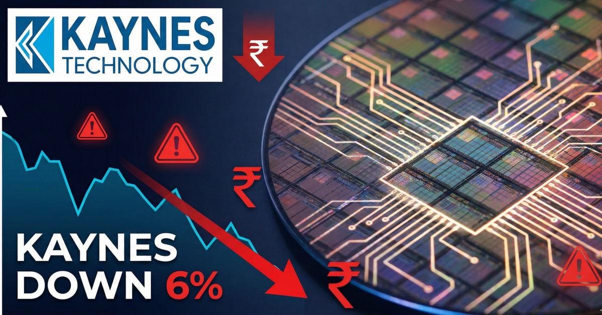 Kaynes Technology Shares Fall 6% After FY26 Revenue Guidance Cut to ₹4,100 Crore