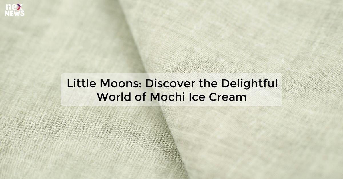 Little Moons: Discover the Delightful World of Mochi Ice Cream