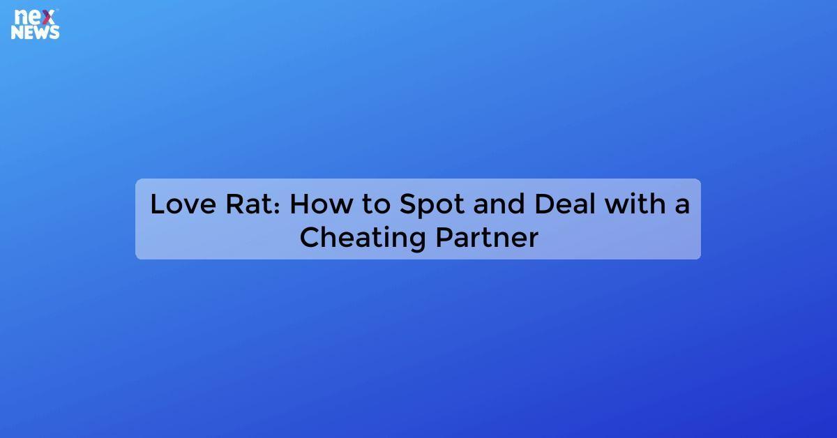 Love Rat: How to Spot and Deal with a Cheating Partner