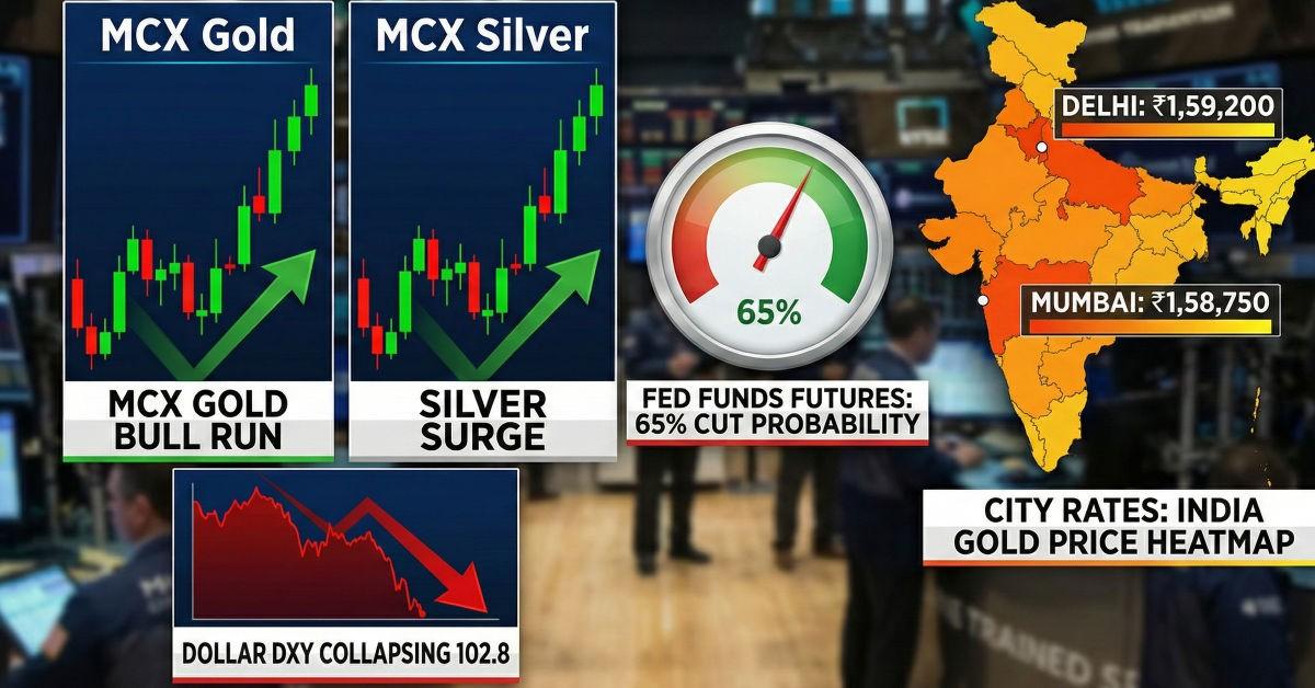 MCX Gold Price Feb 11 2026 ₹1,58,900/10g: Silver ₹2,89,900/kg Dips ₹100 Dollar Weakness Rally Analysis