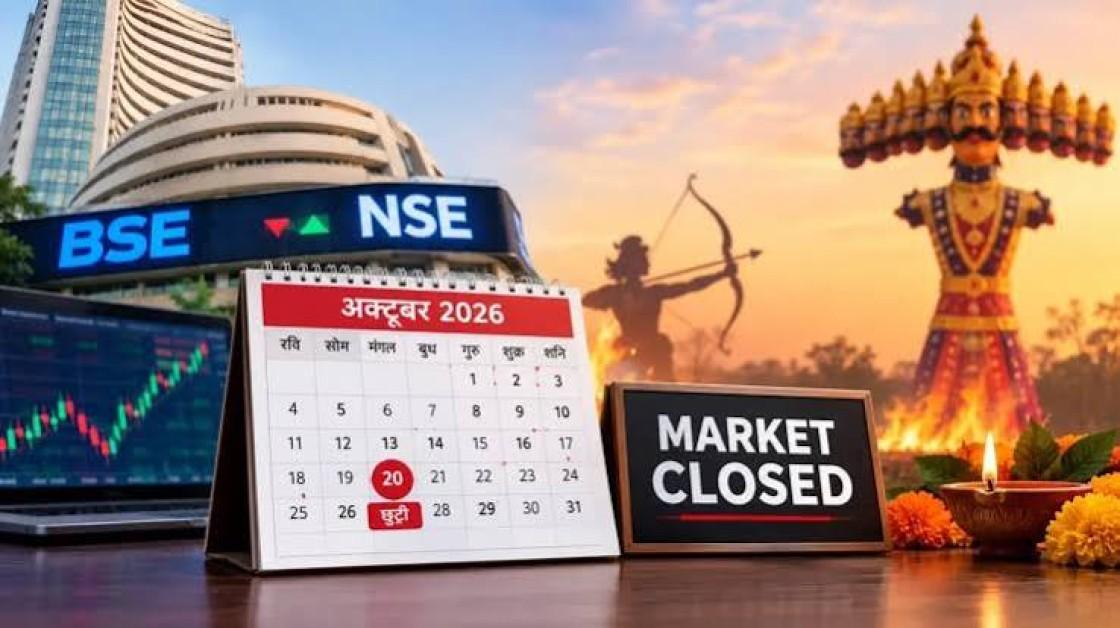 NSE and BSE Remain Closed for Dussehra on October 20 as Investors Prepare for Next Trading Session