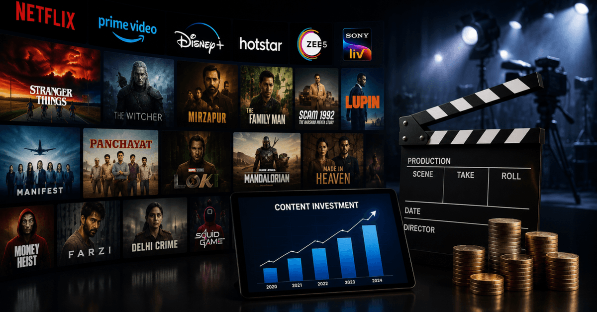 OTT Platform Content Investments: Original Programming and the Future of Streaming Entertainment