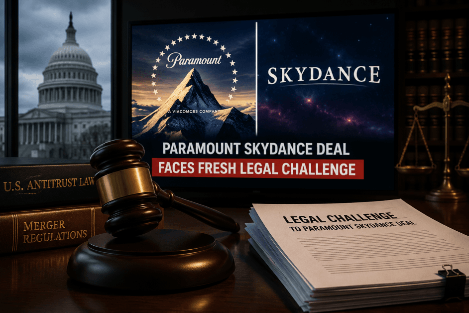Paramount Skydance Deal Faces Fresh Legal Challenge in the US