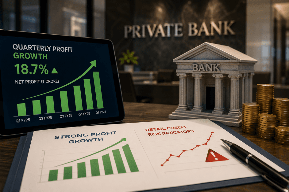 Private Banks Report Strong Quarterly Profit Growth Despite Rising Retail Credit Risks