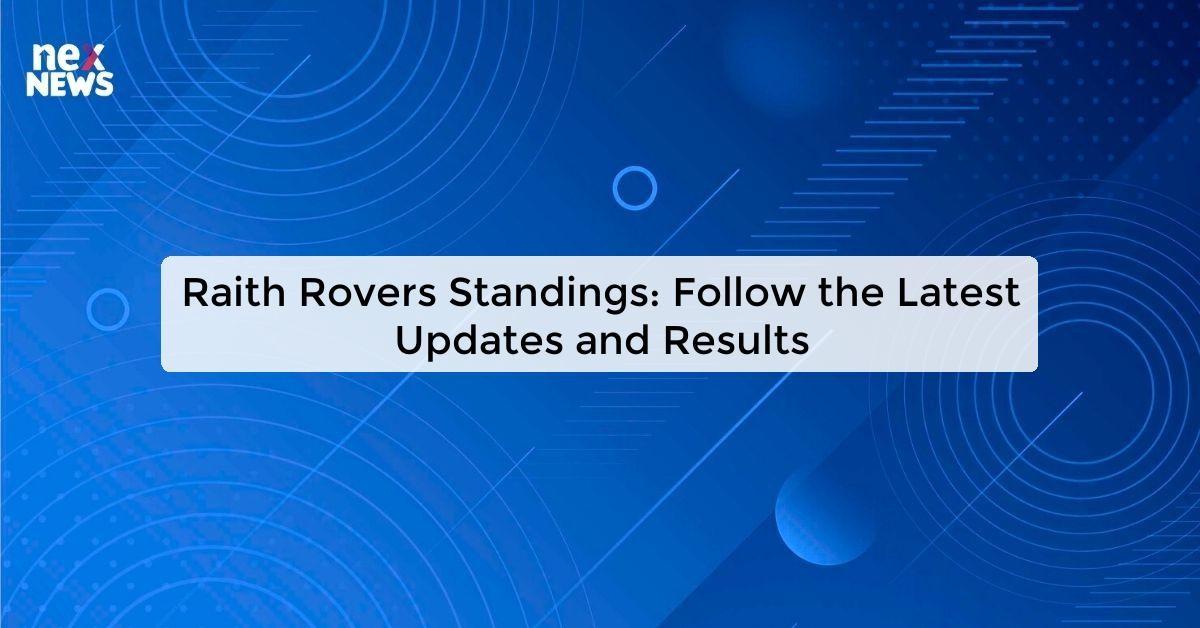 Raith Rovers Standings: Follow the Latest Updates and Results