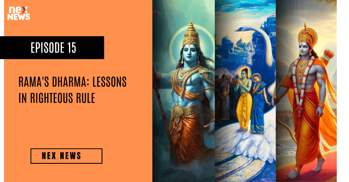 Rama's Dharma: Lessons in Righteous Rule