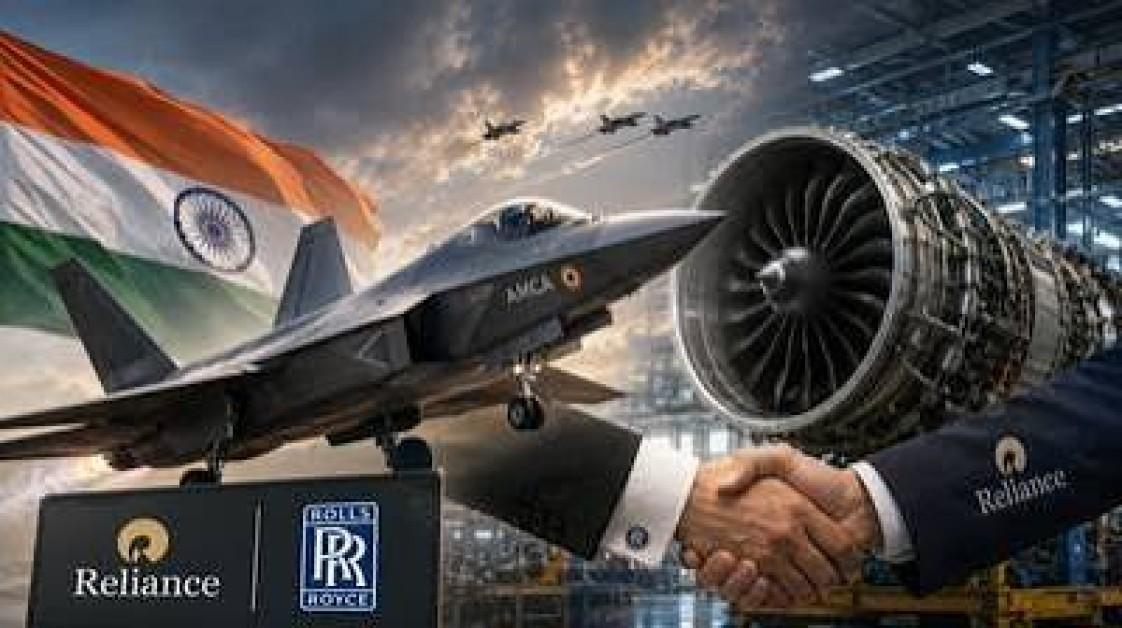Reliance and Rolls-Royce Plan Partnership to Develop Indigenous Combat Engine for India’s AMCA