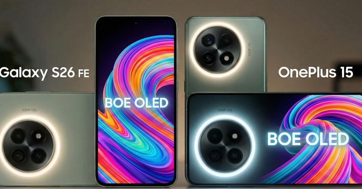 Samsung Galaxy S26 FE, OnePlus 15 Launch India Feb 15; BOE OLED Screens