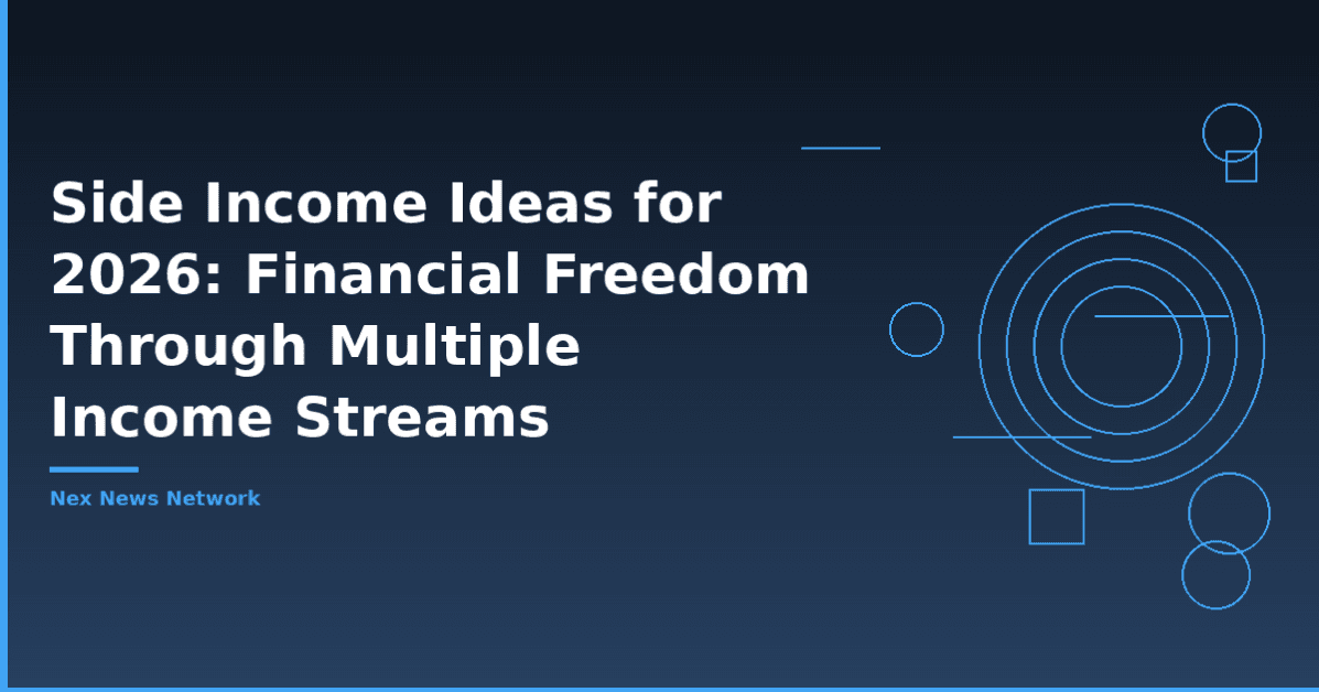 Side Income Ideas for 2026: Financial Freedom Through Multiple Income Streams