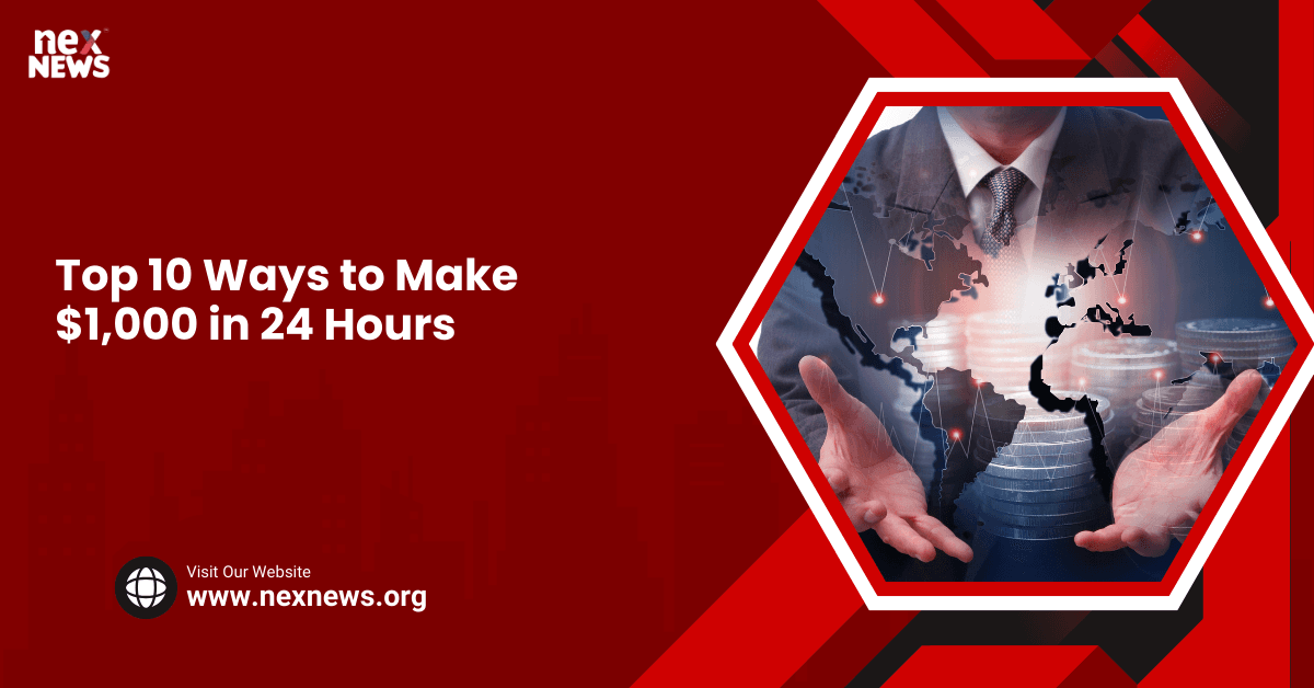 Top 10 Ways to Make $1,000 in 24 Hours