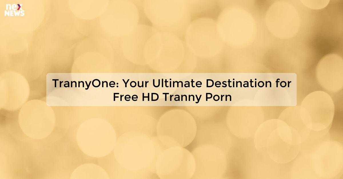 TrannyOne: Your Ultimate Destination for Free HD Tranny Porn