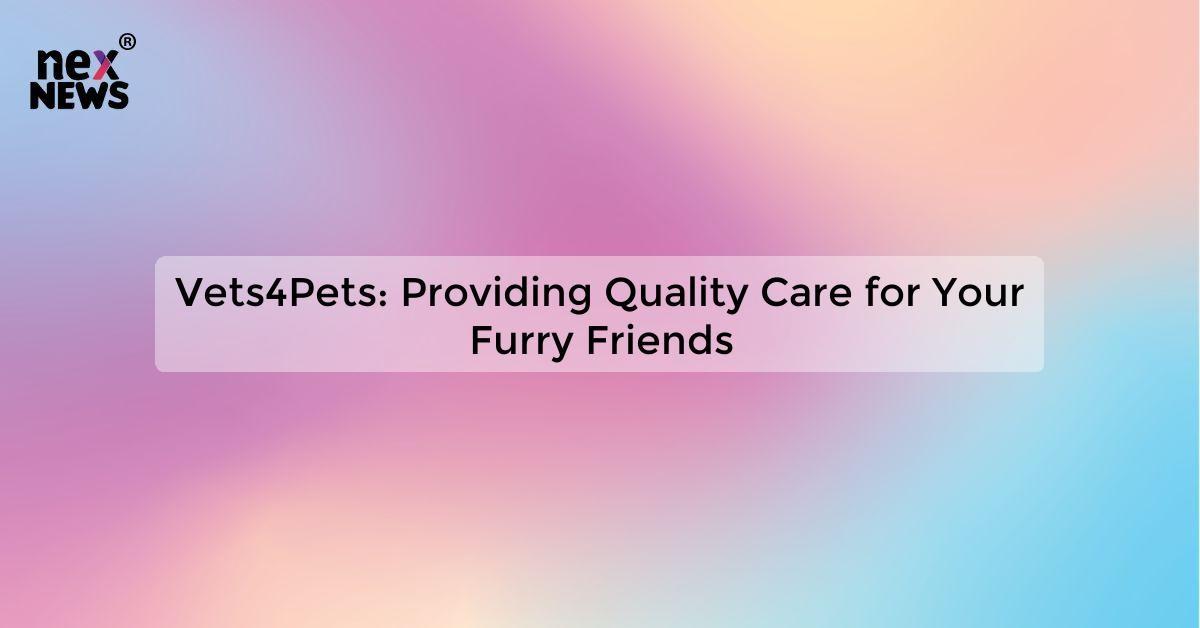Vets4Pets: Providing Quality Care for Your Furry Friends