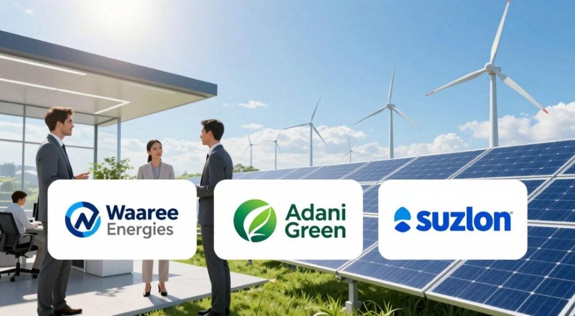 Waaree Energies starts 10 subsidiaries for green push; renewable stocks Adani Green, Suzlon in focus