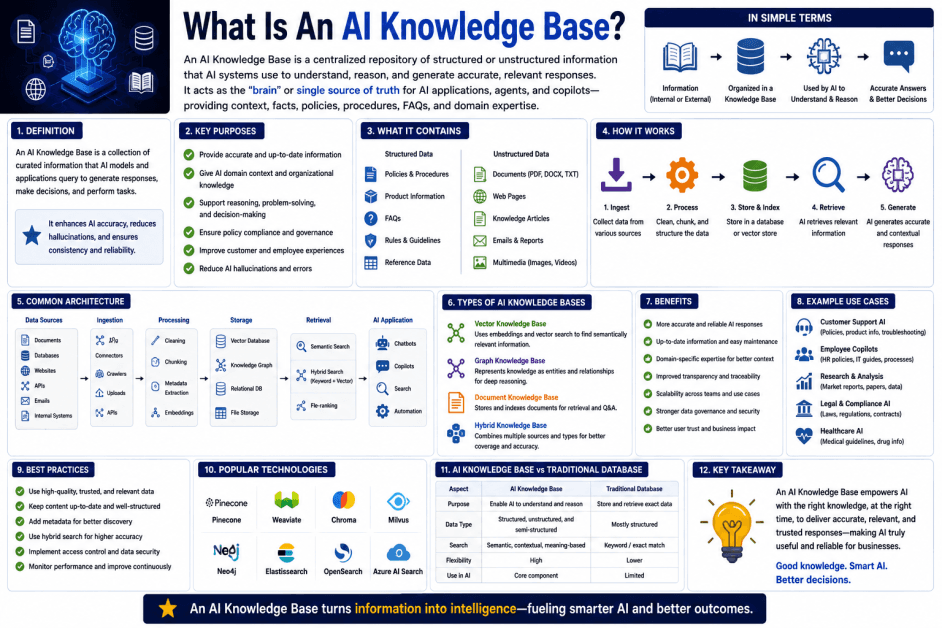 What Is an AI Knowledge Base? A Simple Guide to AI Knowledge Bases