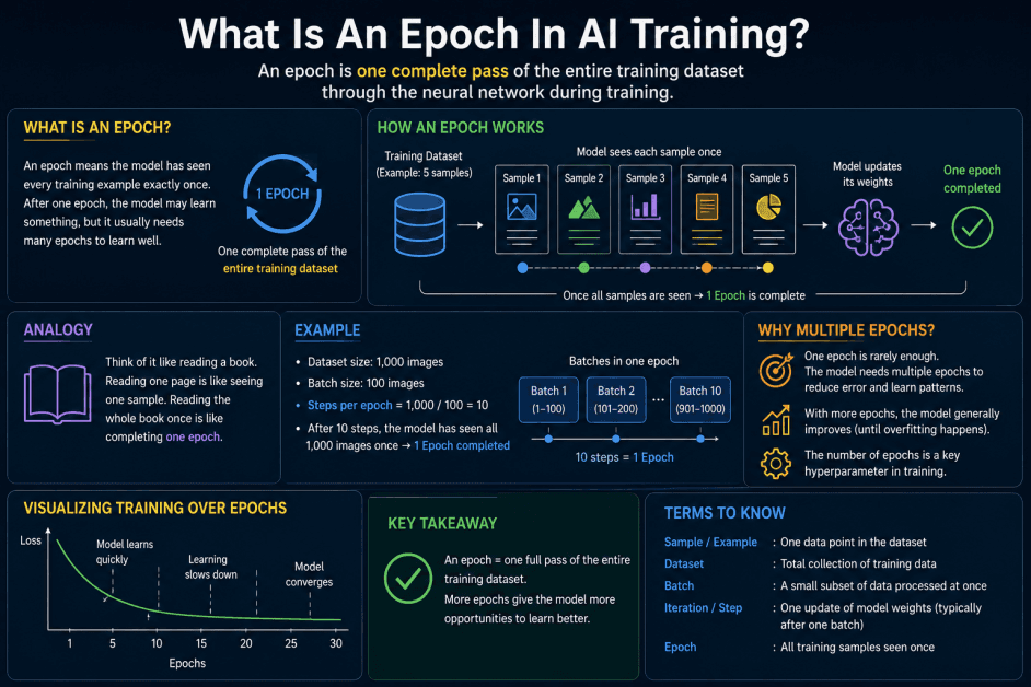 What Is an Epoch in AI Training? A Simple Guide to Machine Learning Epochs
