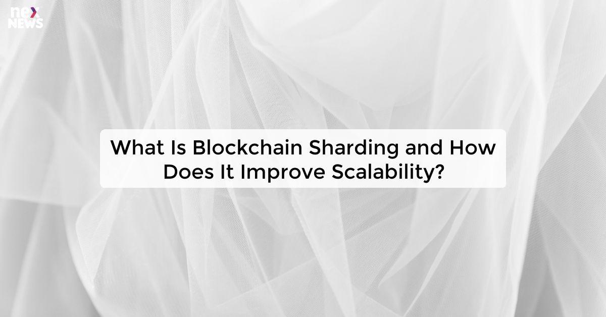 What Is Blockchain Sharding and How Does It Improve Scalability?