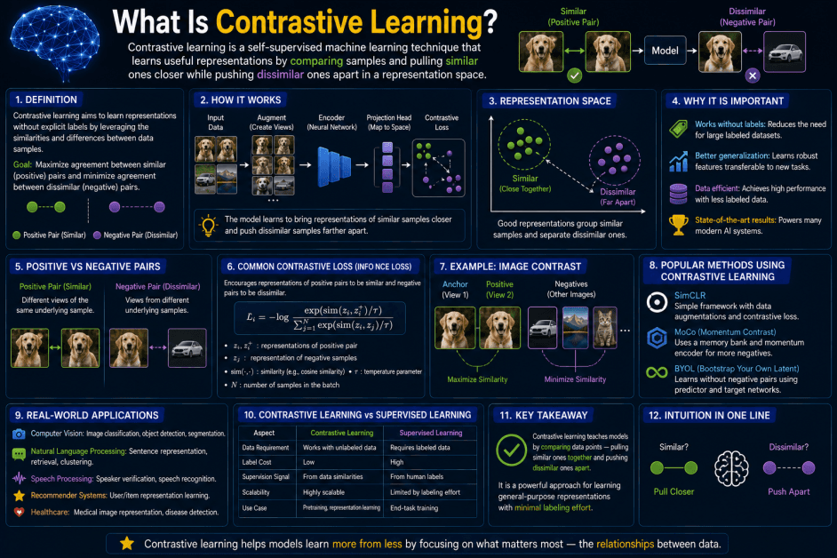 What Is Contrastive Learning? A Simple Guide to Contrastive Learning in Artificial Intelligence