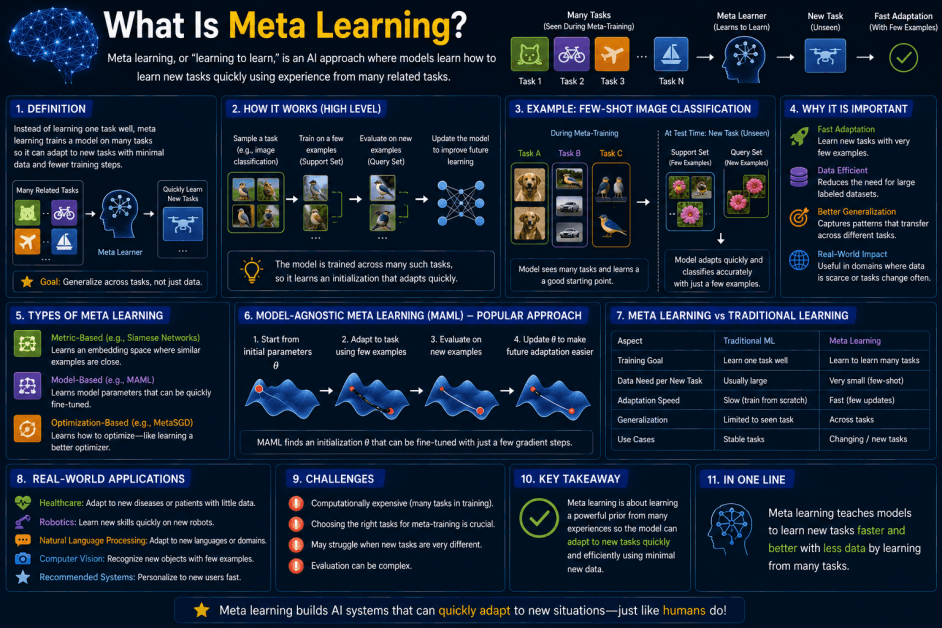 What Is Meta Learning? A Simple Guide to Meta Learning in Artificial Intelligence