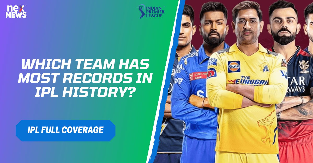 Which Team Has Most Records In IPL History?