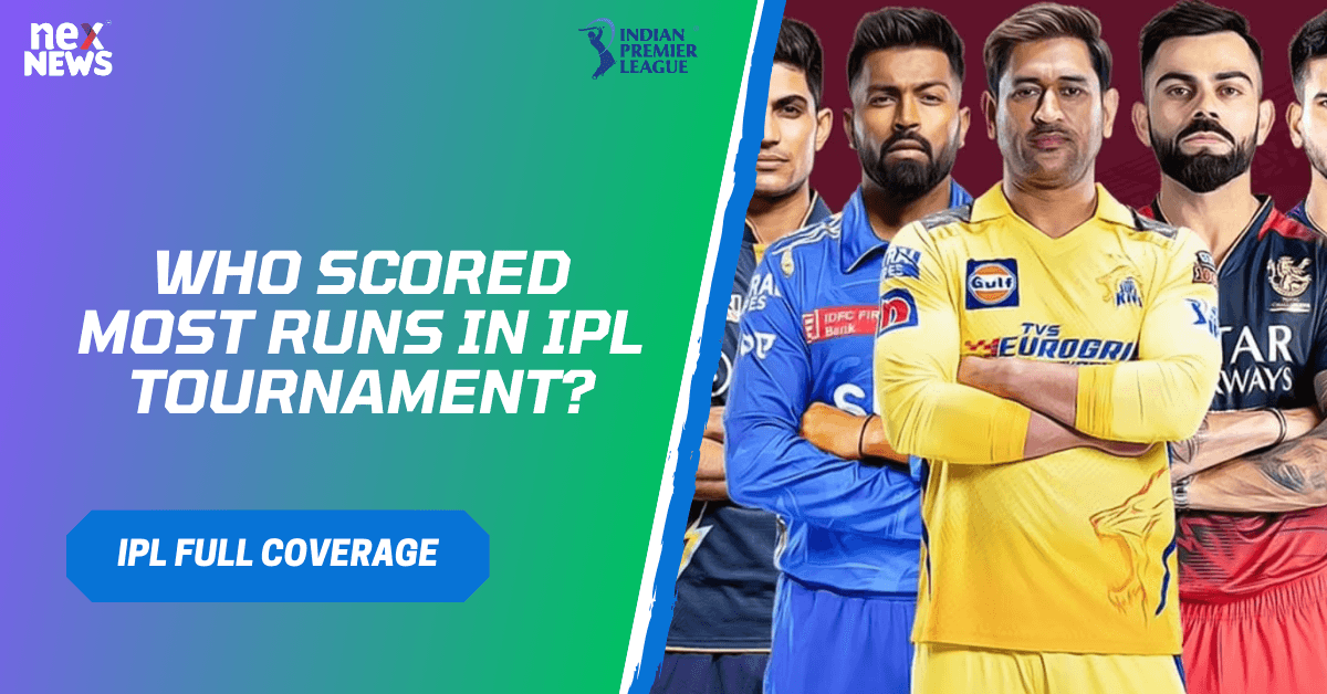 Who Scored Most Runs In IPL Tournament?
